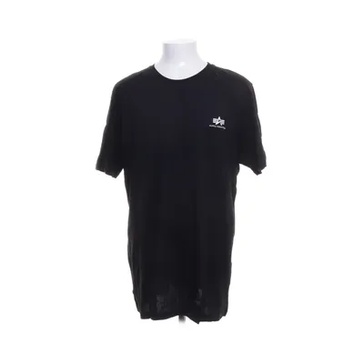 T-shirt (Sort) fra Alpha Industries Bomuld
