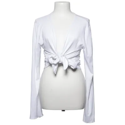 Wikkelblouse (Wit) van Liv Collection Elastaan, Viscose