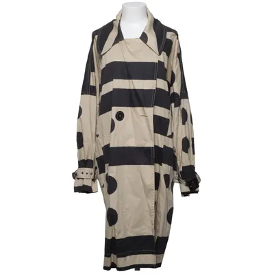 Trench-coat (Noir, Beige) de Vivienne Westwood Coton, Élasthane, Polyester