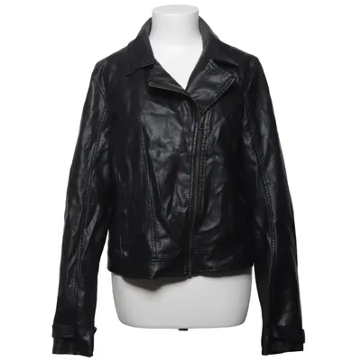 Bikerjack (Zwart) van LS Polyester, Polyurethaan