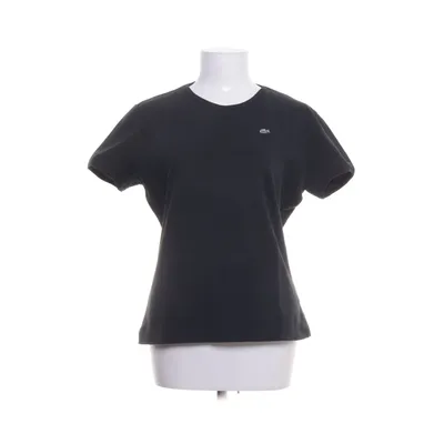 T-shirt (Zwart) van Lacoste Katoen, Elastaan