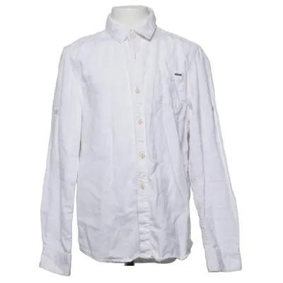 Shirt (Wit) van Scotch Shrunk Katoen, Elastaan