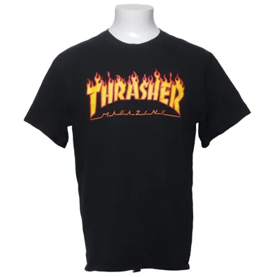 T-shirt (Schwarz) von Thrasher Baumwolle