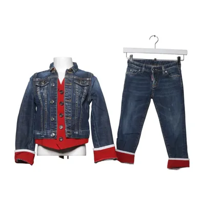Jeans (Blue, Red) from Dsquared2 Cotton, Elastane