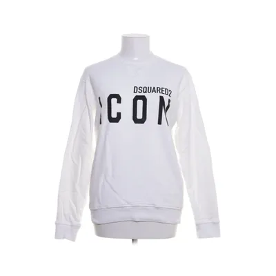 Collegetröja (Vit) från Dsquared2 Bomull, Elastan