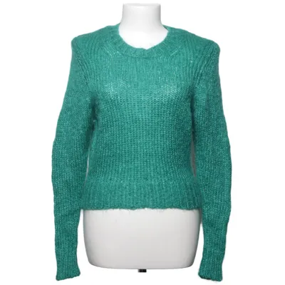 Trui (Groen) van Isabel Marant Katoen, Merinowol, Mohair, Polyamide