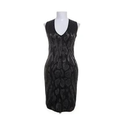 Klänning (Svart, Silverfärgad) från Roberto Cavalli Viskos, Polyester