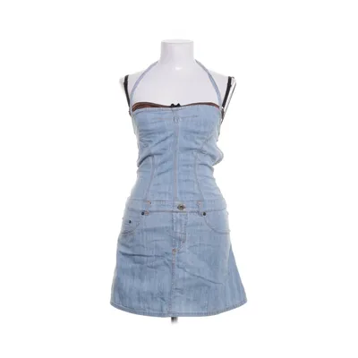 Denim jurk (Blauw) van Dolce & Gabbana Katoen, Zijde