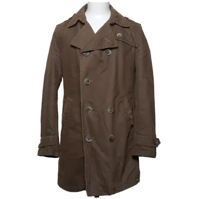 Manteau (Marron) de Thomas Burberry Coton