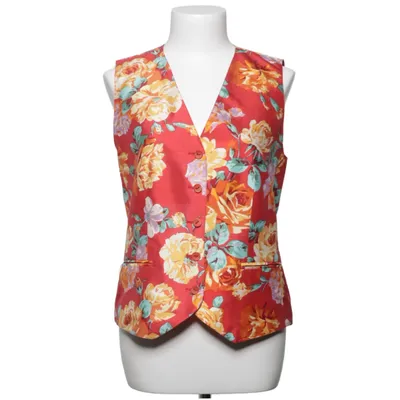 Suit vest (Red, Multicolored) from Kenzo Jungle Acetate, Silk