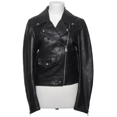 Veste de motard (Noir) de McQ by Alexander McQueen Cuir, Polyester