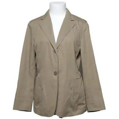 Blazer (Grøn) fra Jil Sander Bomuld, Elastan, Polyamid, Polyester, Polyurethan, Silke