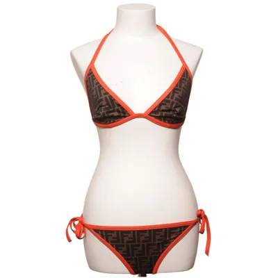 Bikini (Orange, Marron) de Fendi Nylon