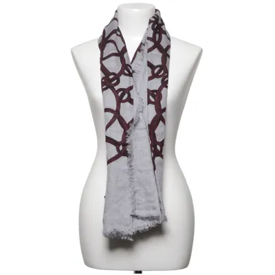 Shawl (Gray, Purple) from Gucci Modal, Wool