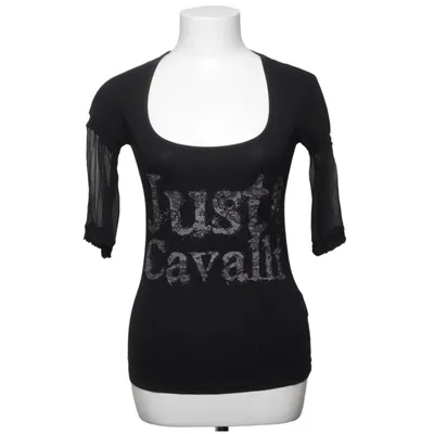 Haut (Noir) de Just Cavalli Coton, Élasthane, Soie