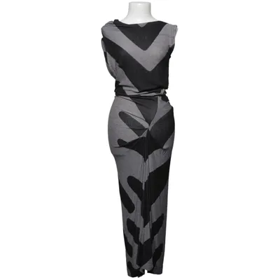 Robe longue (Gris, Noir) de Vivienne Westwood Élasthane, Viscose
