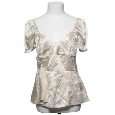 Top (Beige) from Miu Miu Silk