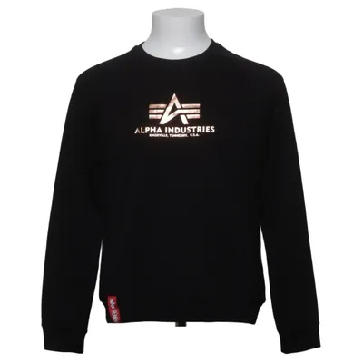 Sweatshirt (Noir) de Alpha Industries Coton, Polyester