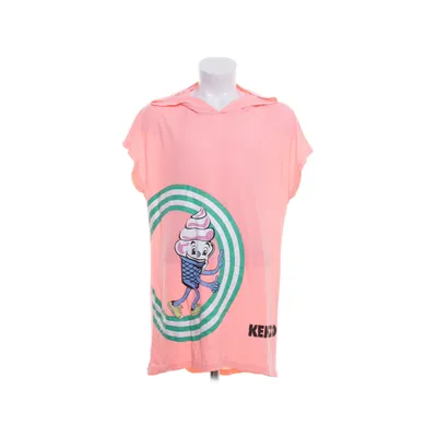 Kortärmad huvtröja (Rosa, Grön, Flerfärgad) från Kenzo Kids Polyester, Viskos