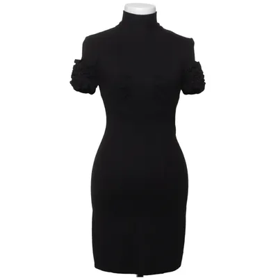 Dress (Black) from Dolce & Gabbana Acrylic, Elastane, Polyamide, Silk, Wool