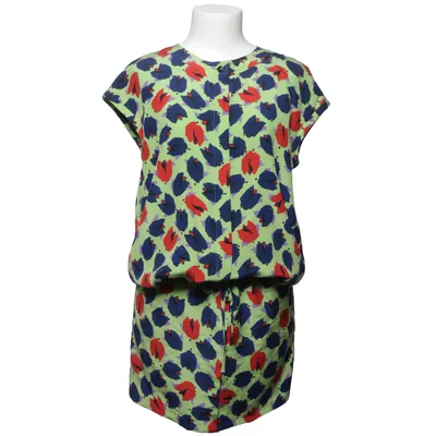 Kleid (Grün, Blau, Rot) von Emanuel Ungaro