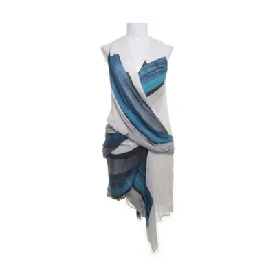 Dress (White, Multicolored) from Helmut Lang Silk, Elastane