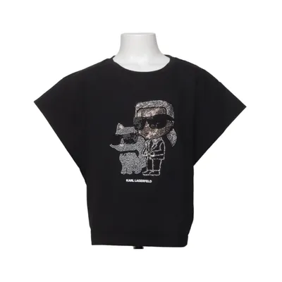 T-shirt (Black) from Karl Lagerfeld Kids Cotton