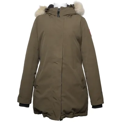 Parka (Green) from Canada Goose Cotton, Down, Fur, Nylon, Polyester