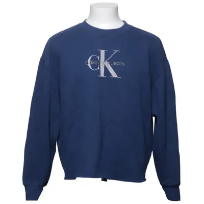 Sweatshirt (Bleu) de Calvin Klein Jeans Coton, Polyester
