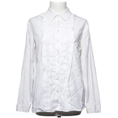 Blouse (Blanc) de Miu Miu Coton, Élasthane, Polyamide