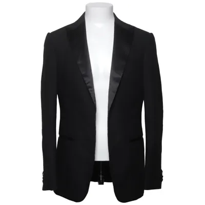 Smokingblazer (Sort) fra Z Zegna Cupro, Uld
