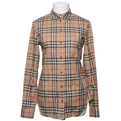 Shirt (Beige, Black, Red) from Burberry Cotton, Elastane, Polyester