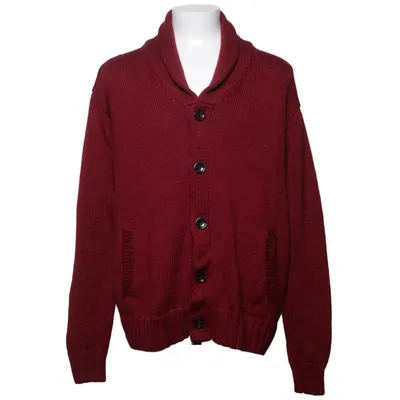 Cardigan (Rood) van Woolovers Kasjmier, Merinowol