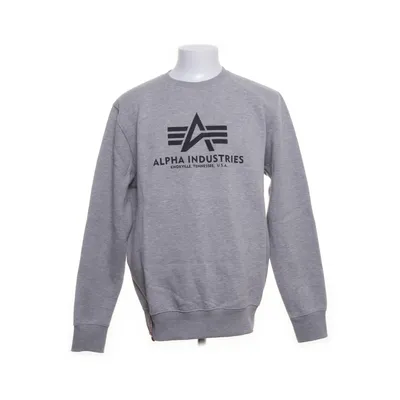 Collegetröja (Grå) från Alpha Industries Bomull, Polyester