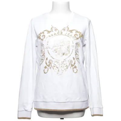 Sweatshirt (Hvid, Guld) fra Versace Jeans Bomuld