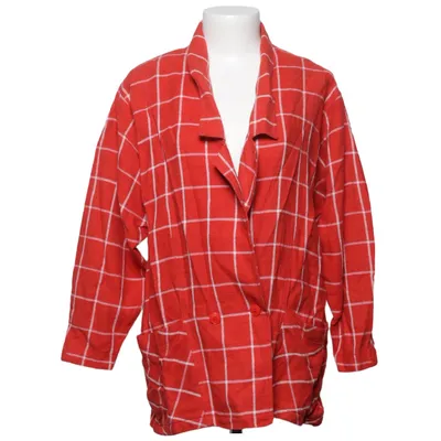 Blazer (70s, 1970s, preppy, dark academia, retro) fra Vintage Bomuld, Linned, Viscose