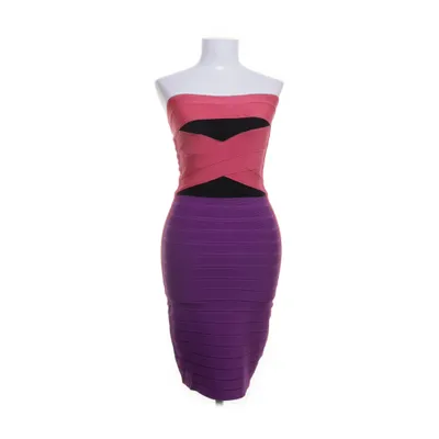 Klänning (Lila, Flerfärgad) från Herve Leger Viskos, Nylon, Elastan