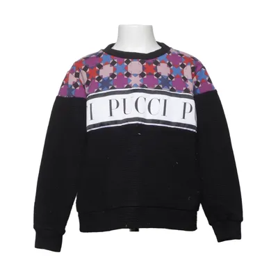 Sweatshirt (Zwart, Meerkleurig) van Emilio Pucci Elastaan, Polyamide