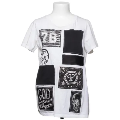 T-shirt (Hvid, Sort) fra Philipp Plein Couture Bomuld