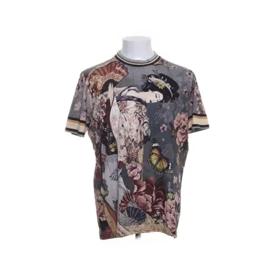 T-shirt (Grå, Flerfärgad) från Dolce & Gabbana Bomull, Elastan, Silke