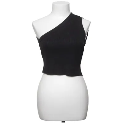 Crop top (Black) from Jacquemus Elastane, Linen, Polyamide