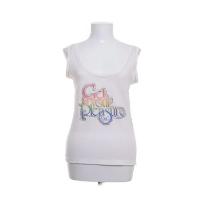 Tank Top (White) from Dolce & Gabbana Cotton, Elastane