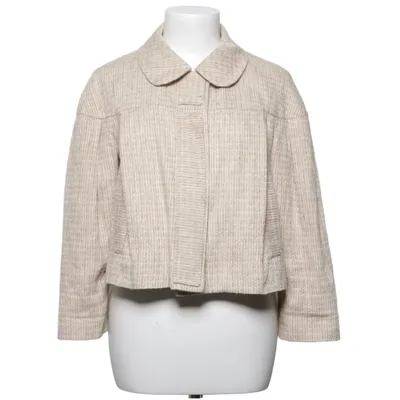 Blazer (Beige) from See by Chloé Acetate, Cotton, Linen, Polyester, Viscose