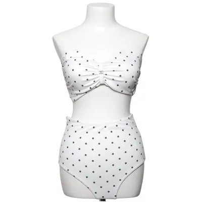 Bikini (White, Black) from Chanel Cotton