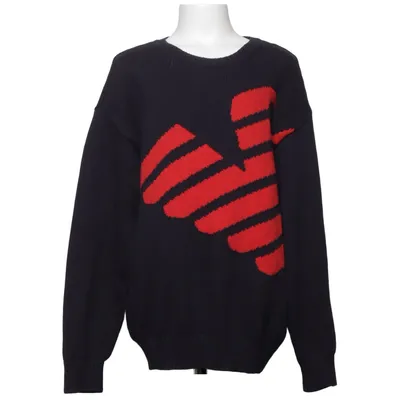 Sweater (Blue, Multicolored) from Emporio Armani Cotton, Polyamide