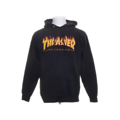 Huvtröja (Svart) från Thrasher Bomull, Polyester