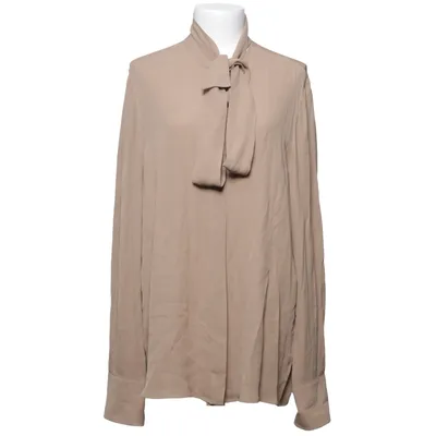 Pussy bow blouse (Beige) from Valentino Silk