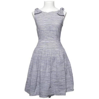 Jurk (Blauw, Wit) van Prada Katoen, Elastaan