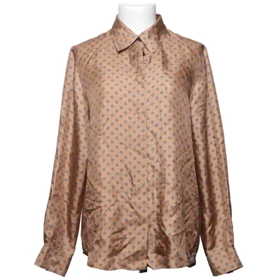 Skjorte (Beige, Blå) fra Alberto Biani Silke