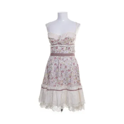Jurk (Wit, Meerkleurig) van Dolce & Gabbana Katoen, Elastaan, Polyester